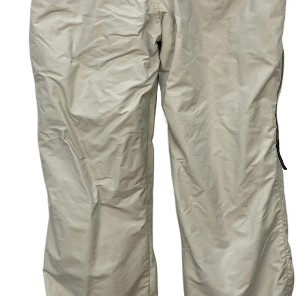 Burton Bio-Lite Beige Snow Pants Zippered Pockets Adjustable Waist Womens L - Picture 8 of 11